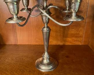 Vintage Sterling Alvin S257 Holloware Candleabra