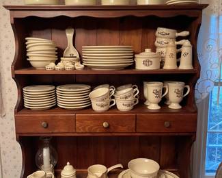 Vintage Pfaltzgraff Set - includes many extra pieces and cannister set