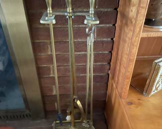 Brass Fireplace Tools