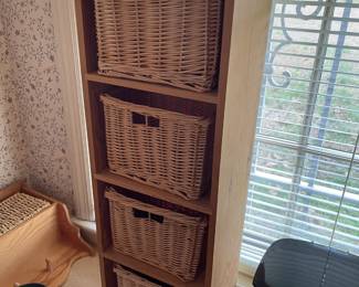 Wicker Basket Shelf