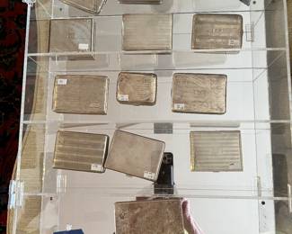 Nice selection of Sterling Silver Cigarette Cases