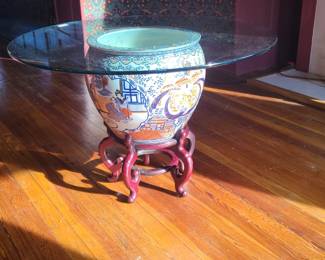 Asian Fish Pot Table ...