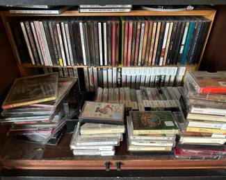 Cassettes and CDs