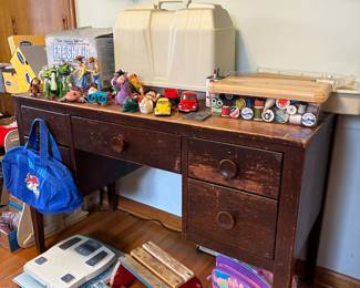 Antique Sewing Desk 