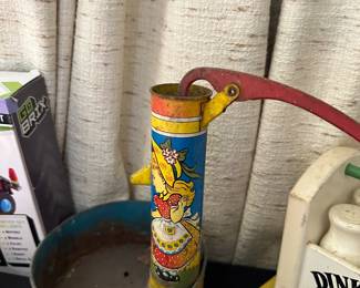 Toy Tin Water Pump 