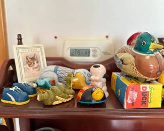 Vintage Metal Wind-up Toys 