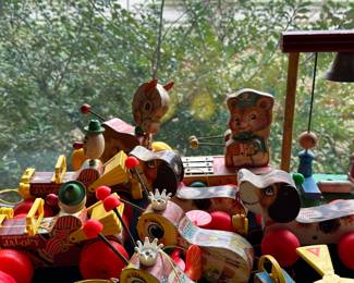Vintage Fisher Price Pull Toy Collection 