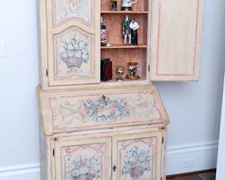 Hand painted secretary