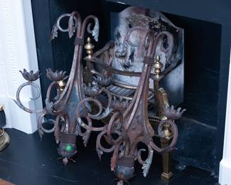 Wall sconces, made to be electrified