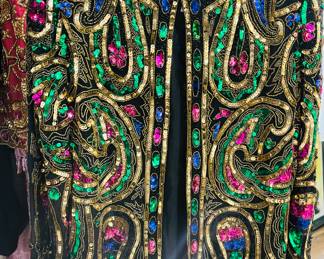 Beaded vintage jackets for everyone at your table.  These look awesome with jeans and a t-shirt, or a fancier outfit. Either way, you'll look like a million bucks.