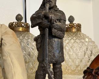 Davy Crockett.  He's mad as hell.