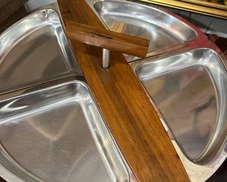 MCM Serving tray, Lazy Susan.  