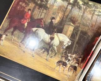 These guys and their snobbery.  Placemats from England with matching coasters.