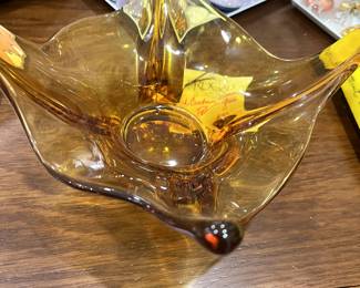  Vintage MCM glassware. 