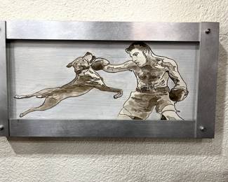 Say no to dog fights.  This was created to show how inhumane dog fighting is. 