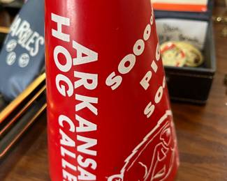 Find your friends at the festival with this vintage megaphone.  Arkansas Razorbacks.