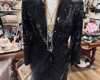 Sequins are perfect for the upcoming week. Jewelry is gold filled and I want it all.