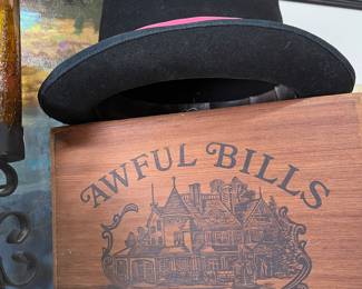 They are.  Vintage Box. Vintage Hat.