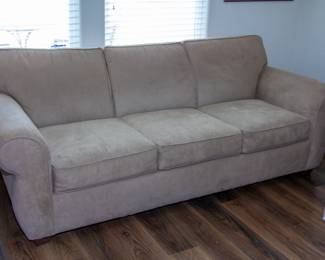 Plush sleeper sofa