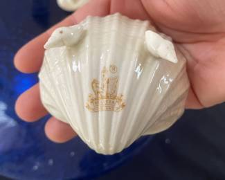 Belleek Ireland Porcelain Shell Trinket Dish