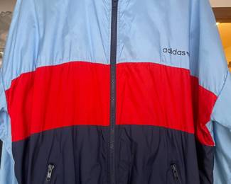  1990's Adidas Blue/Red Nylon Jacket 