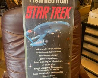 Star Trek "All I Need to Know" Locker Poster