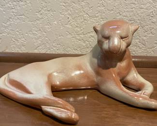 Frankoma Reclining Puma Figurine -  #116 