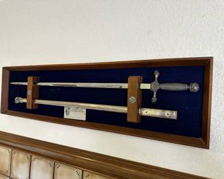 United Air Force Academy Saber Plaque