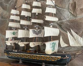 Wooden Ship Model "Fragata Española Año 1780"