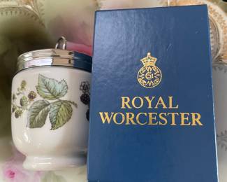 Pair of Royal Worcester Egg Coddlers