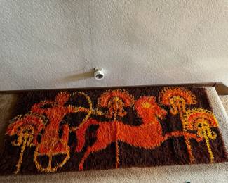 Vae Grya Wool Oil Tapestry "The Sun Chariot"