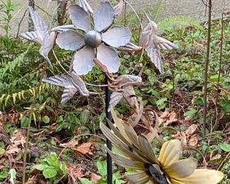 Assortment of Outdoor Decor & Planters