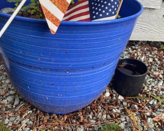 Assortment of Outdoor Decor & Planters