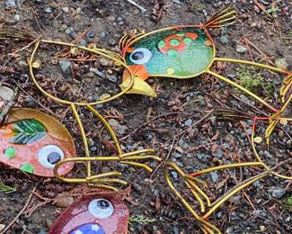 Assortment of Outdoor Decor & Planters