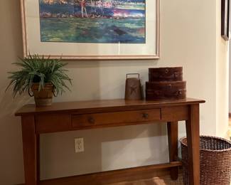 Maple Console Table 