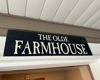Decorative Sign " The Olde Farmhouse"