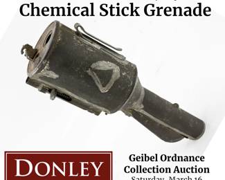 WWI Russian M1917 Gas Chemical Stick Grenade
