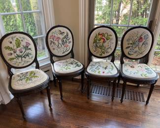 needlepoint chairs