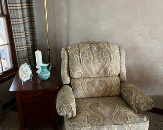 Paisley Chair- I think this is a recliner. 