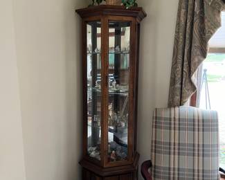 Petite lighted curio- there are 2 of these. 