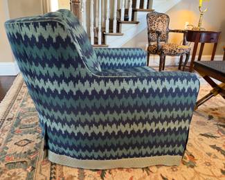 Living Room:  This is a side view of the club chair previously shown. 