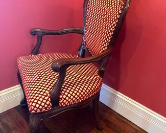 Dining Room:  Here is a side view of one of the KARGES armchairs.