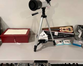 Telescope, Wainwright Guitars, Tiles, etc.