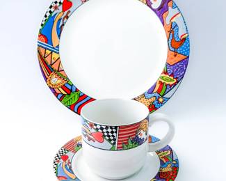 Vitromaster Metropolitan Art Deco Place Settings