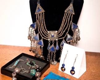 Kuchi Choker and Sterling Silver Jewelry 