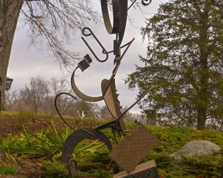Large Contemporary Metal Sculpture 