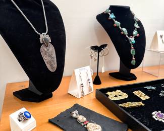 Anthony Lovato Santo Domingo Sterling Necklace, Sterling Jewelry