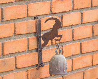 Outdoor Wall Mount Goat Bell