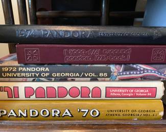 UGA Pandora Yearbooks 1970 -1974