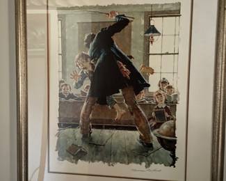 Norman Rockwell signed artist proof 